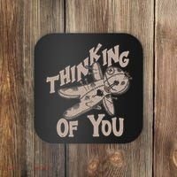 Thinking Of You Voodoo Doll Funny Coaster thumb 0