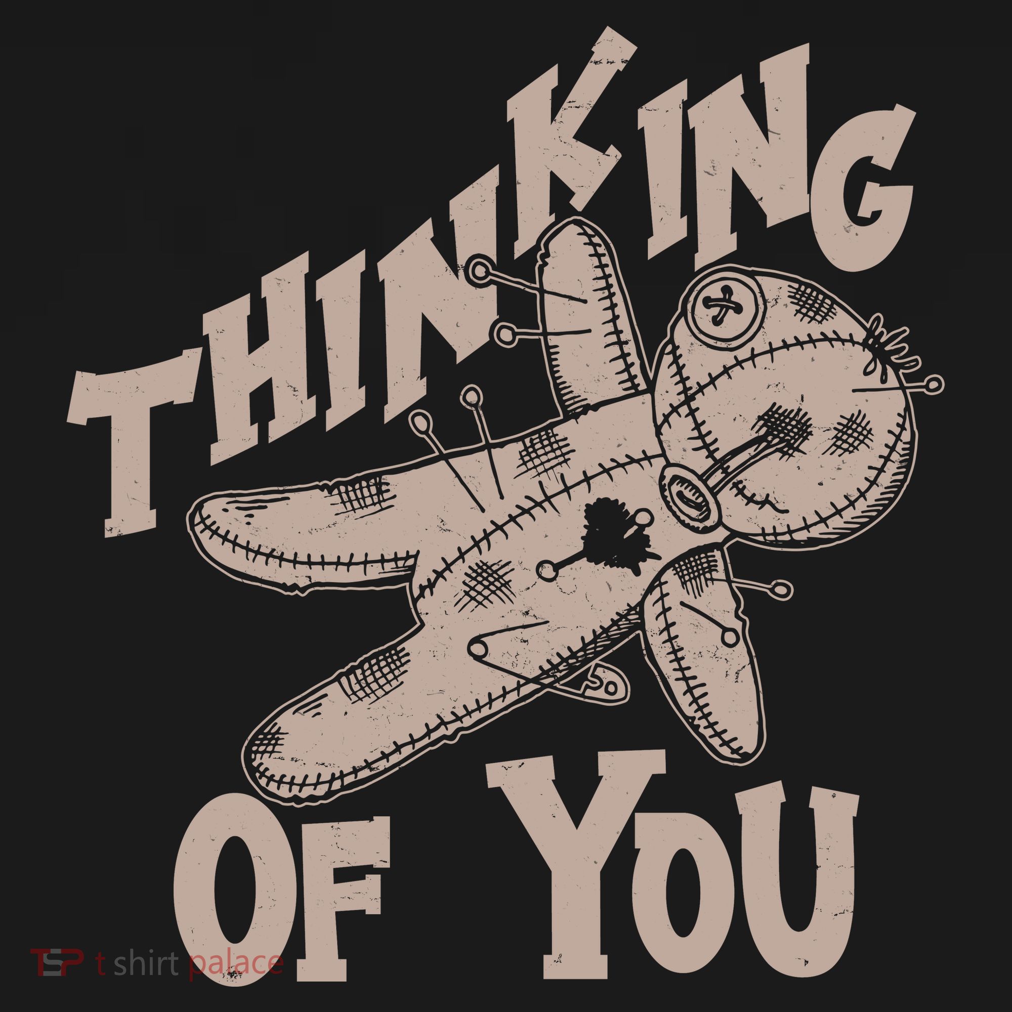 Thinking Of You Voodoo Doll Funny Women's Hoodie