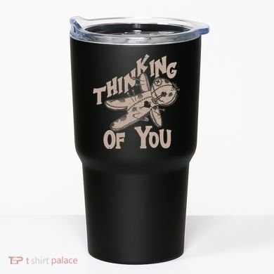 Thinking Of You Voodoo Doll Funny Tumbler