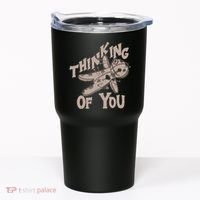 Thinking Of You Voodoo Doll Funny Tumbler thumb 0