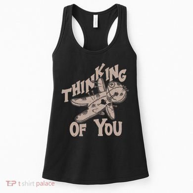 Thinking Of You Voodoo Doll Funny Women's Tank Top
