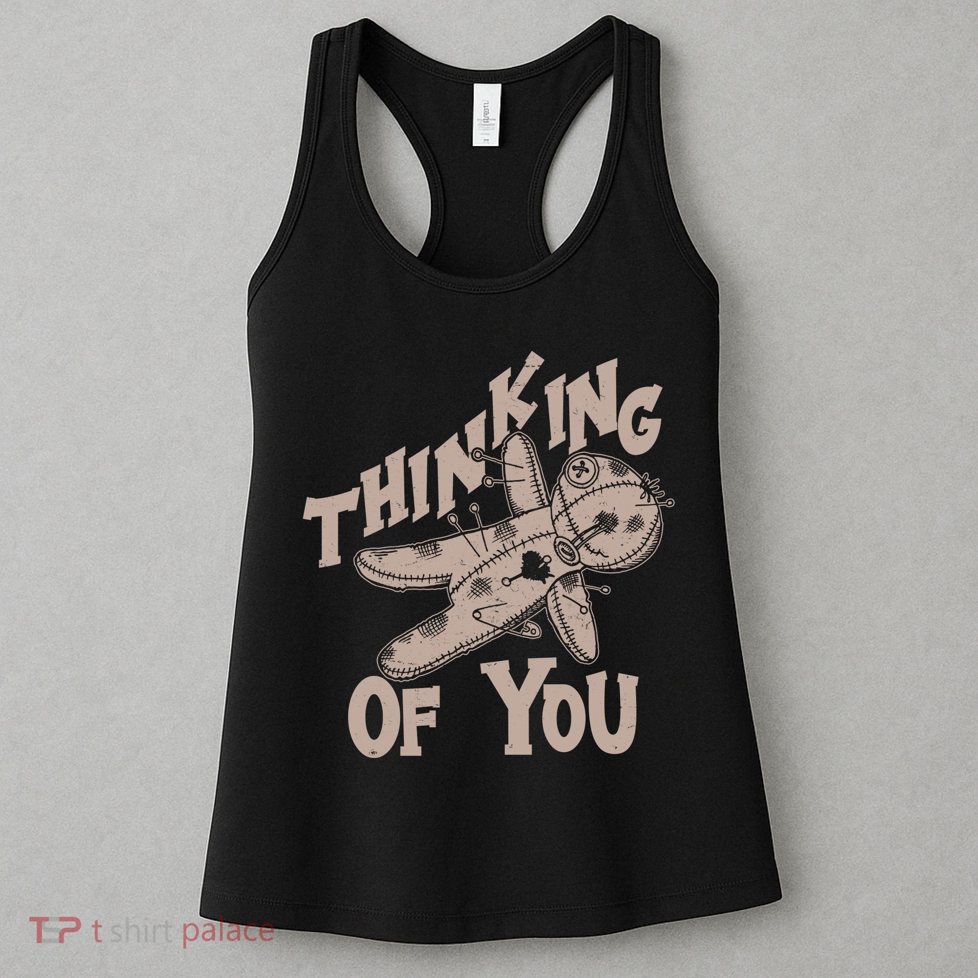 Thinking Of You Voodoo Doll Funny Women's Tank Top