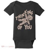 Thinking Of You Voodoo Doll Funny Baby Bodysuit thumb 0