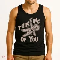 Thinking Of You Voodoo Doll Funny Tank Top thumb 3