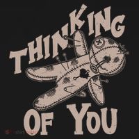 Thinking Of You Voodoo Doll Funny Women's Long Sleeve Shirt thumb 2