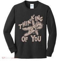 Thinking Of You Voodoo Doll Funny Kids Long Sleeve Shirt thumb 0