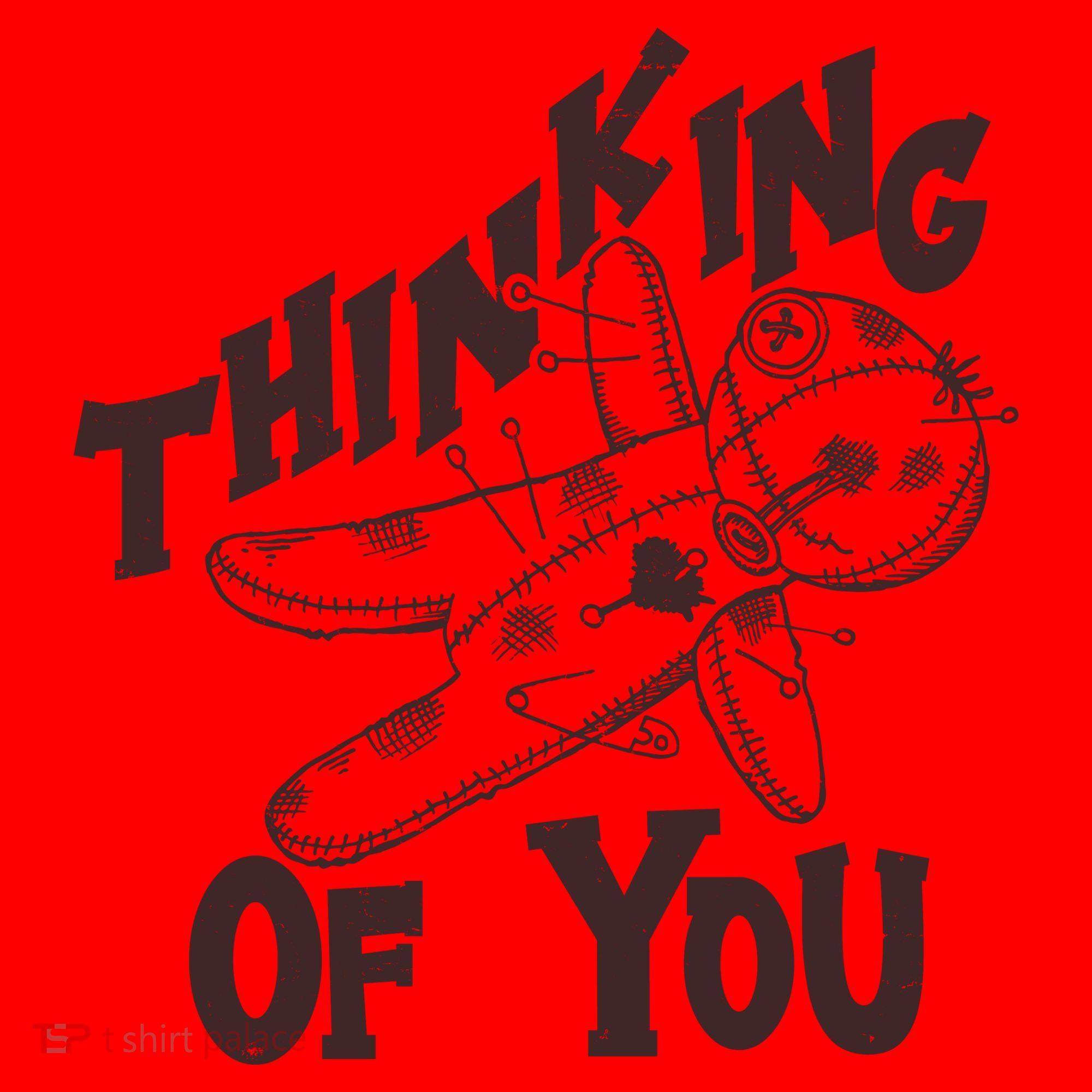 Thinking Of You Voodoo Doll Funny Santa Hat