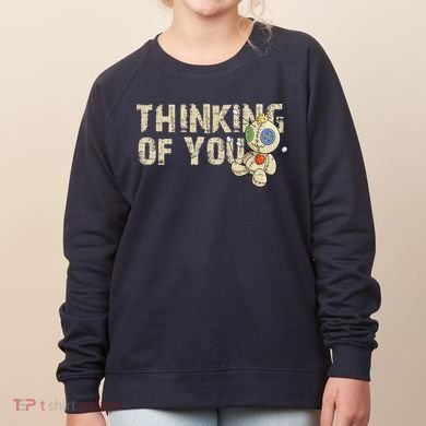 Thinking Of You Voodoo Doll Funny Meme Women's Sweatshirt