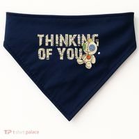 Thinking Of You Voodoo Doll Funny Meme USA-Made Doggie Bandana thumb 0