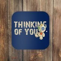 Thinking Of You Voodoo Doll Funny Meme Coaster thumb 0