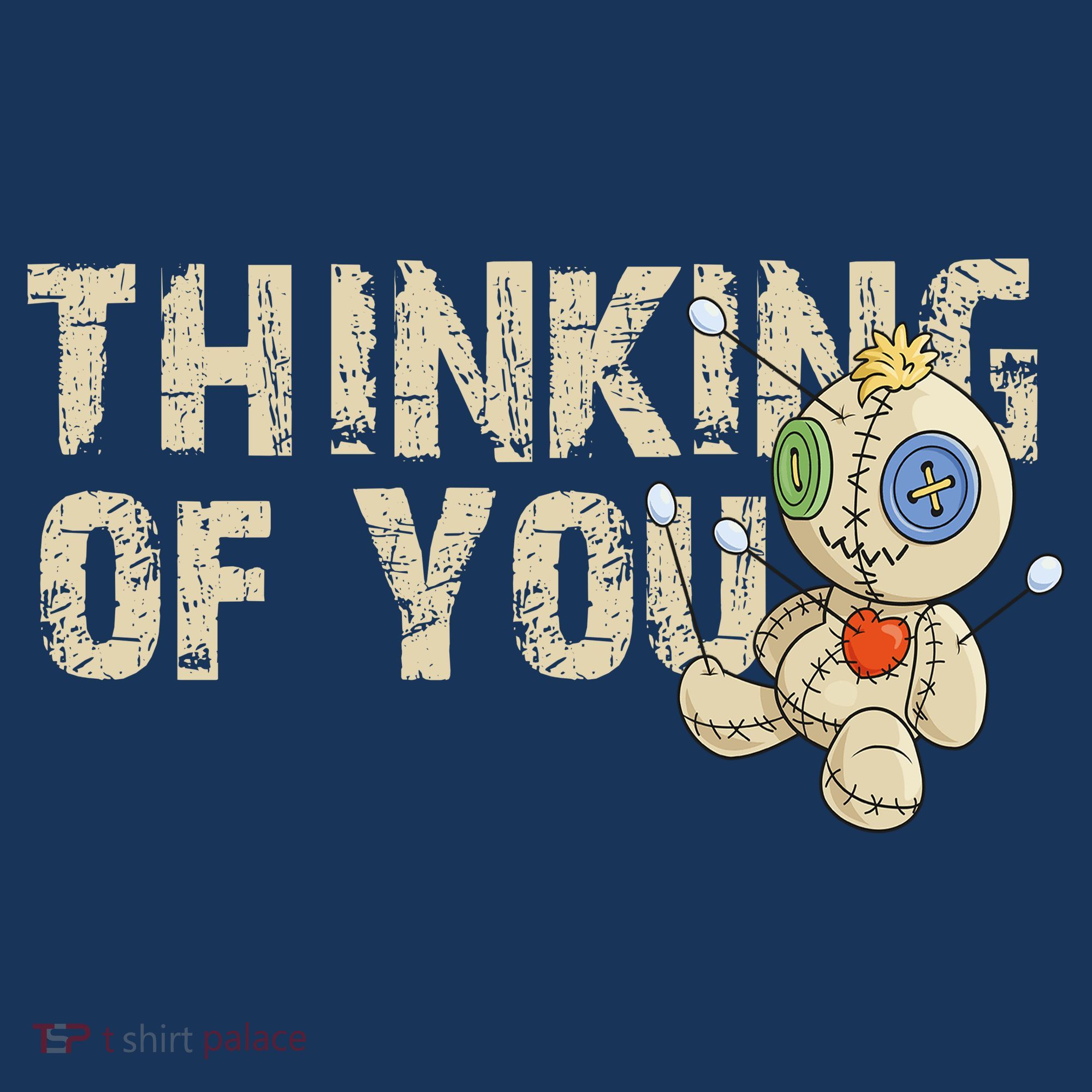 Thinking Of You Voodoo Doll Funny Meme Women's Tank Top