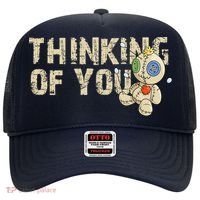 Thinking Of You Voodoo Doll Funny Meme Hat thumb 0