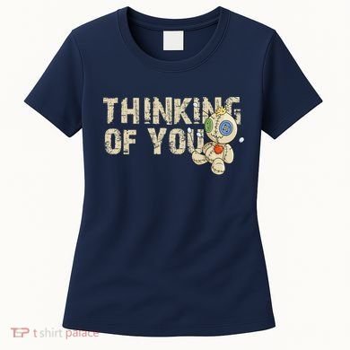 Thinking Of You Voodoo Doll Funny Meme Women's T-Shirt