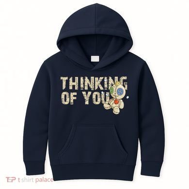Thinking Of You Voodoo Doll Funny Meme Kids Hoodie