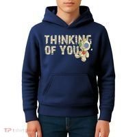 Thinking Of You Voodoo Doll Funny Meme Kids Hoodie thumb 4