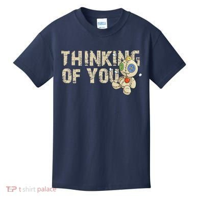 Thinking Of You Voodoo Doll Funny Meme Kids T-Shirt