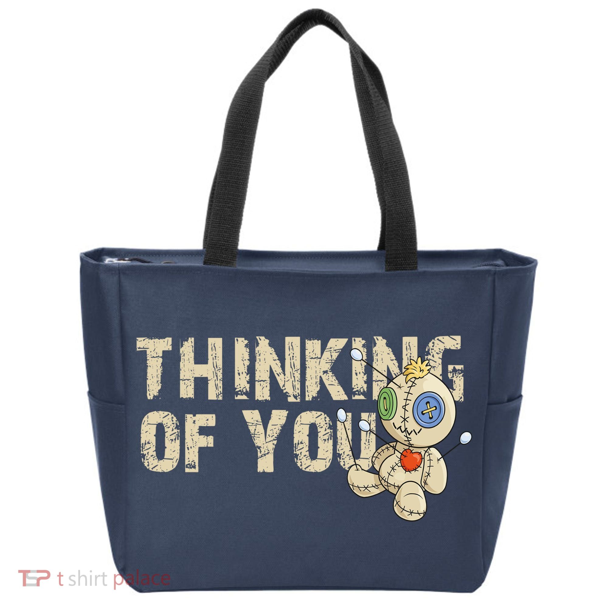Thinking Of You Voodoo Doll Funny Meme Tote Bag