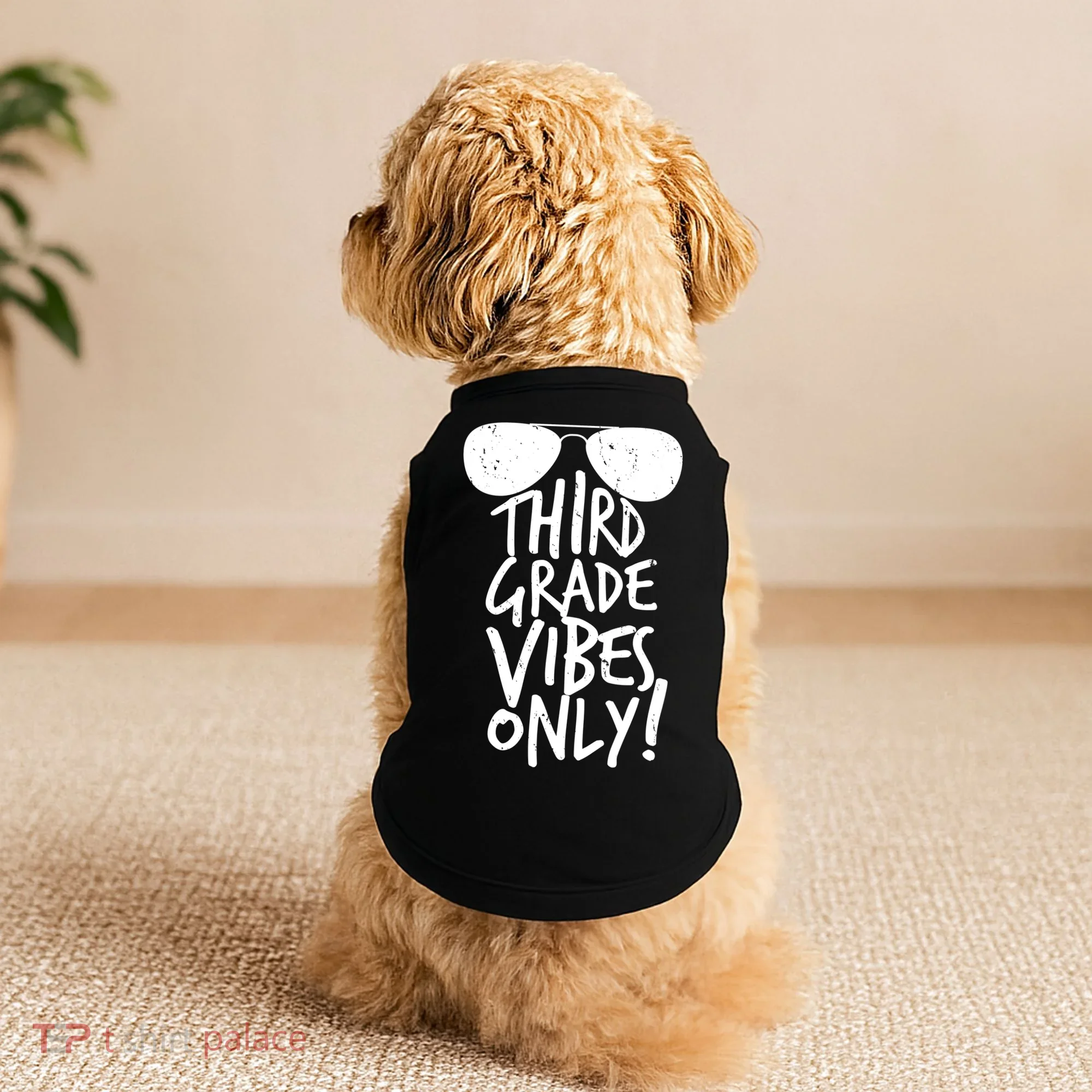 Third Grade Vibes Only Doggie Tank