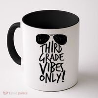 Third Grade Vibes Only Coffee Mug thumb 0