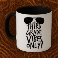 Third Grade Vibes Only Coffee Mug thumb 2
