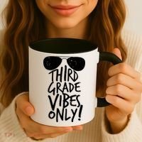 Third Grade Vibes Only Coffee Mug thumb 3