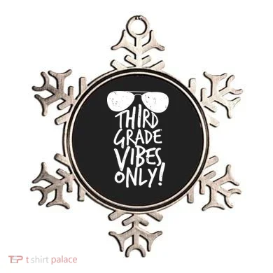 Third Grade Vibes Only Ornament