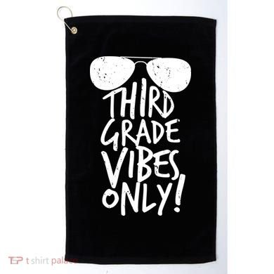 Third Grade Vibes Only Golf Towel