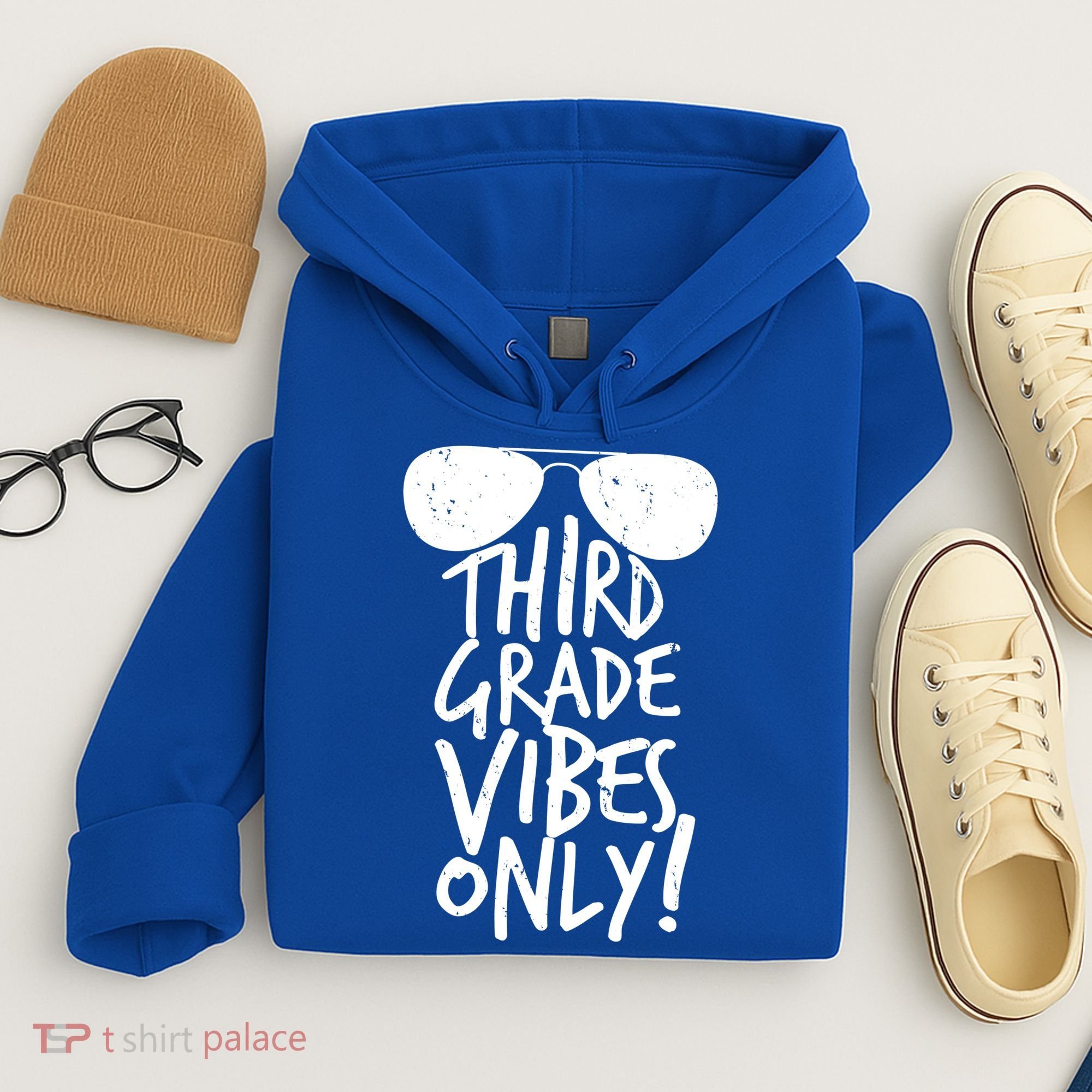 Third Grade Vibes Only Hoodie