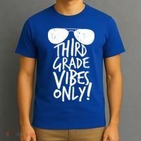 Third Grade Vibes Only T-Shirt thumb 3