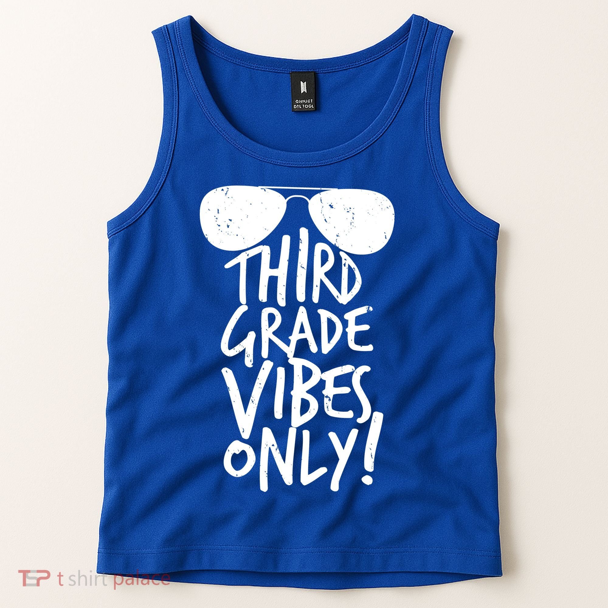 Third Grade Vibes Only Tank Top