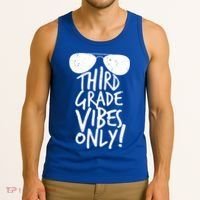 Third Grade Vibes Only Tank Top thumb 3