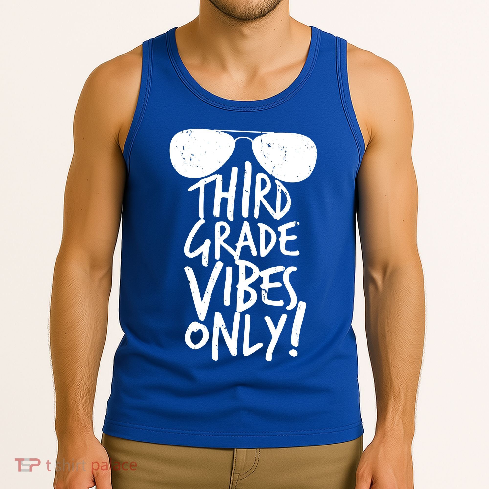 Third Grade Vibes Only Tank Top