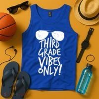 Third Grade Vibes Only Tank Top thumb 4