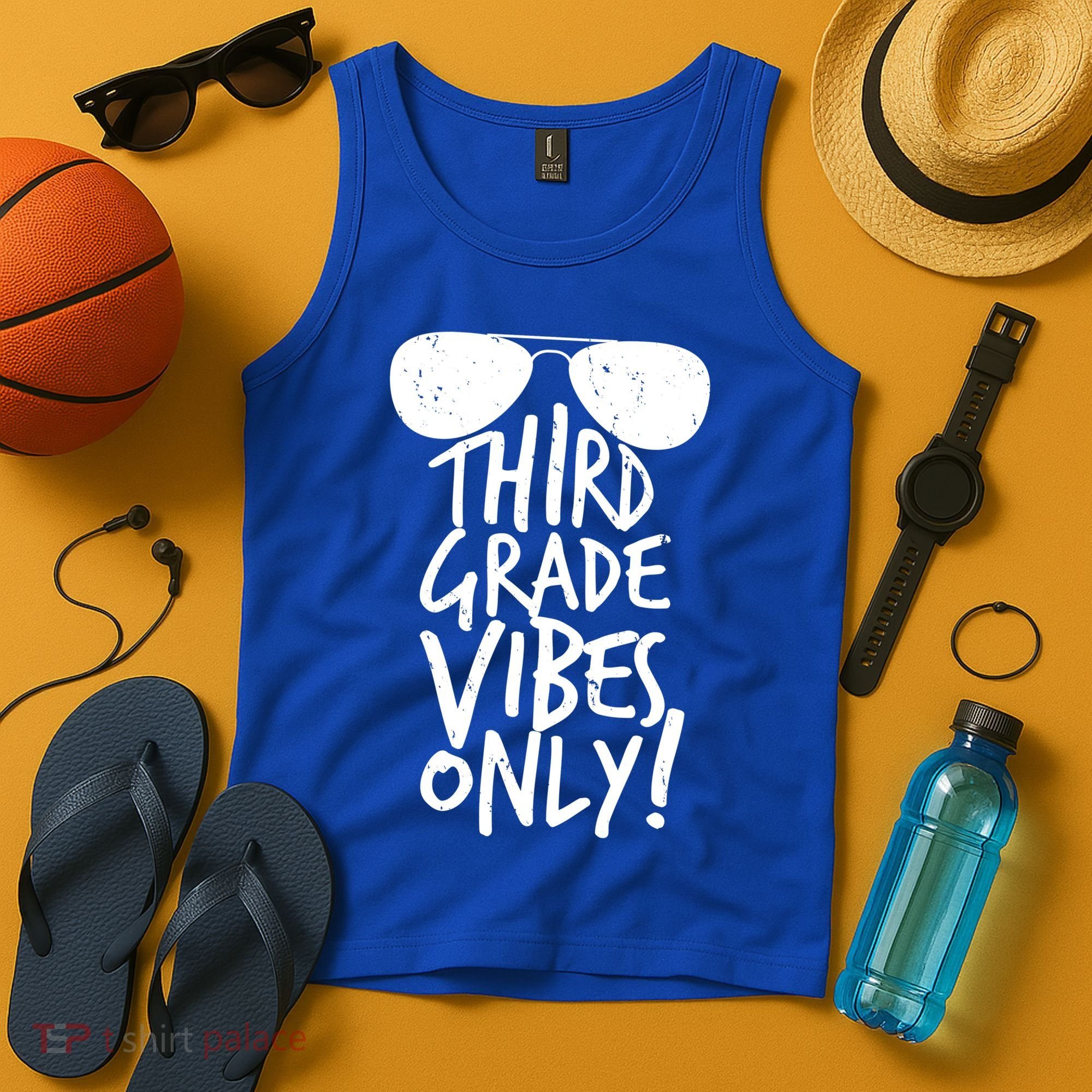 Third Grade Vibes Only Tank Top