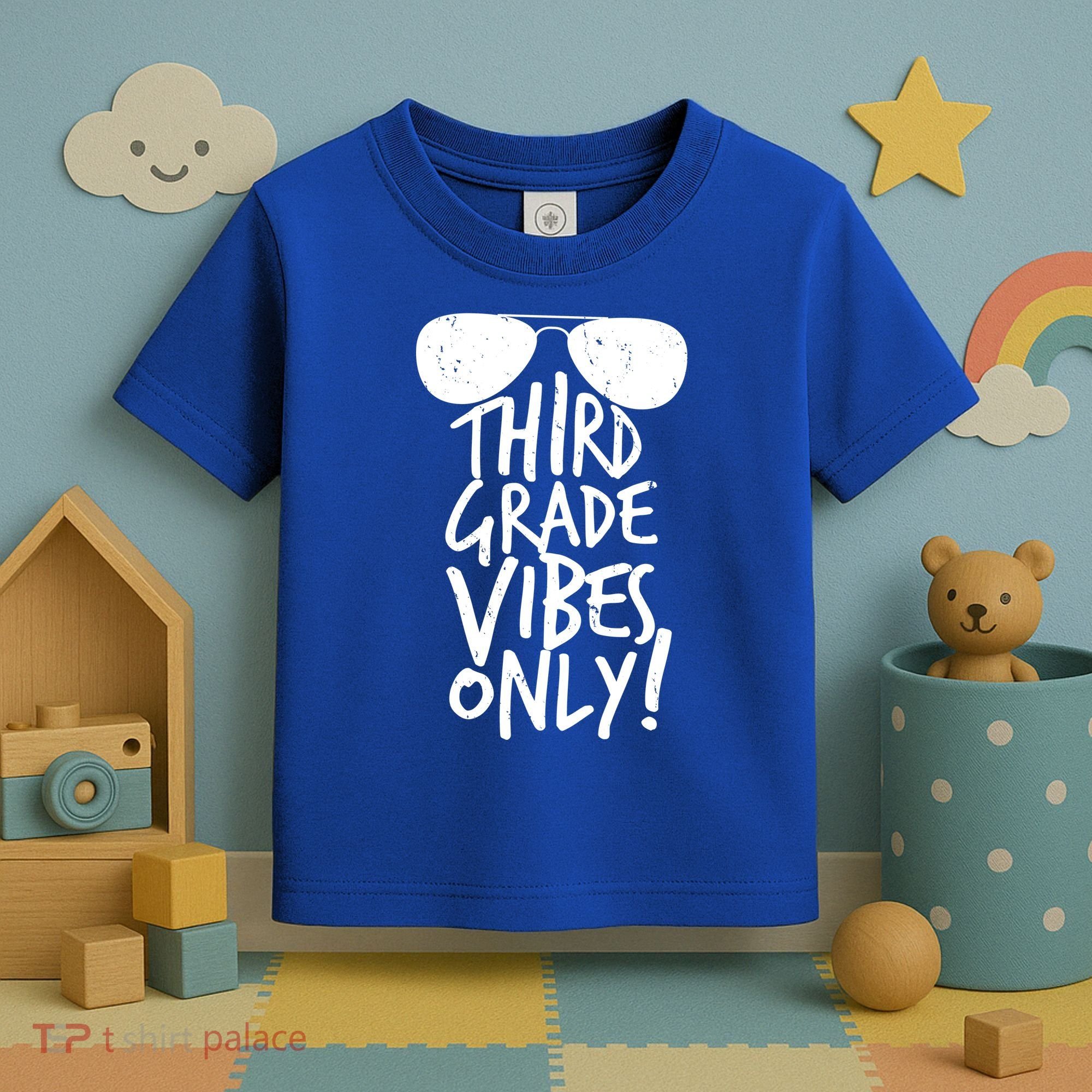 Third Grade Vibes Only Toddler T-Shirt