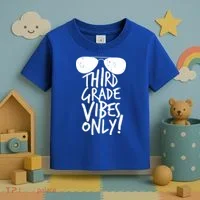 Third Grade Vibes Only Toddler T-Shirt thumb 3