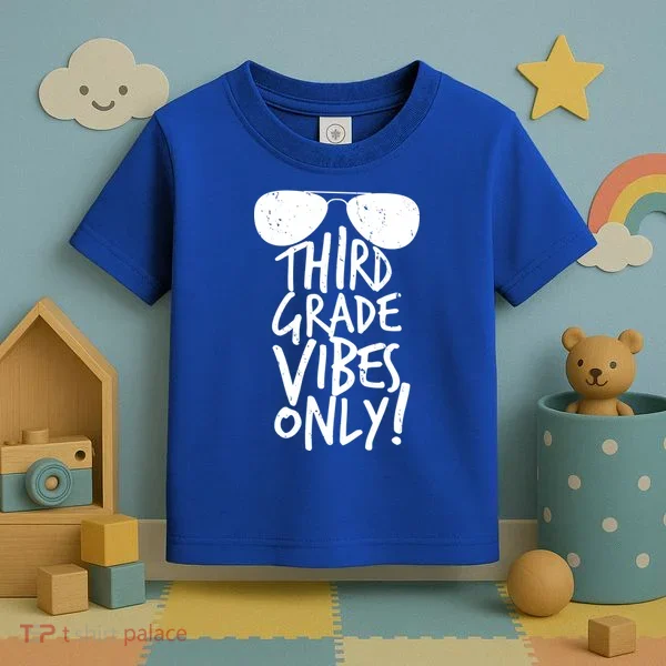 Third Grade Vibes Only Toddler T-Shirt