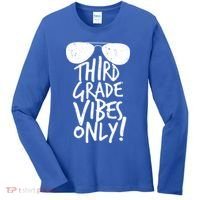 Third Grade Vibes Only Women's Long Sleeve Shirt thumb 0