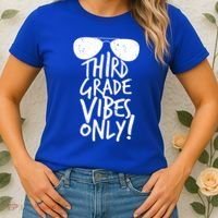 Third Grade Vibes Only Women's T-Shirt thumb 2