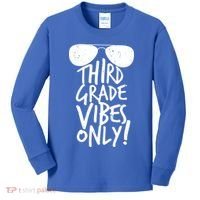 Third Grade Vibes Only Kids Long Sleeve Shirt thumb 0