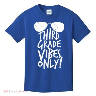 Third Grade Vibes Only Kids T-Shirt