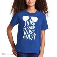 Third Grade Vibes Only Kids T-Shirt thumb 2