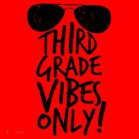 Third Grade Vibes Only Santa Hat thumb 1
