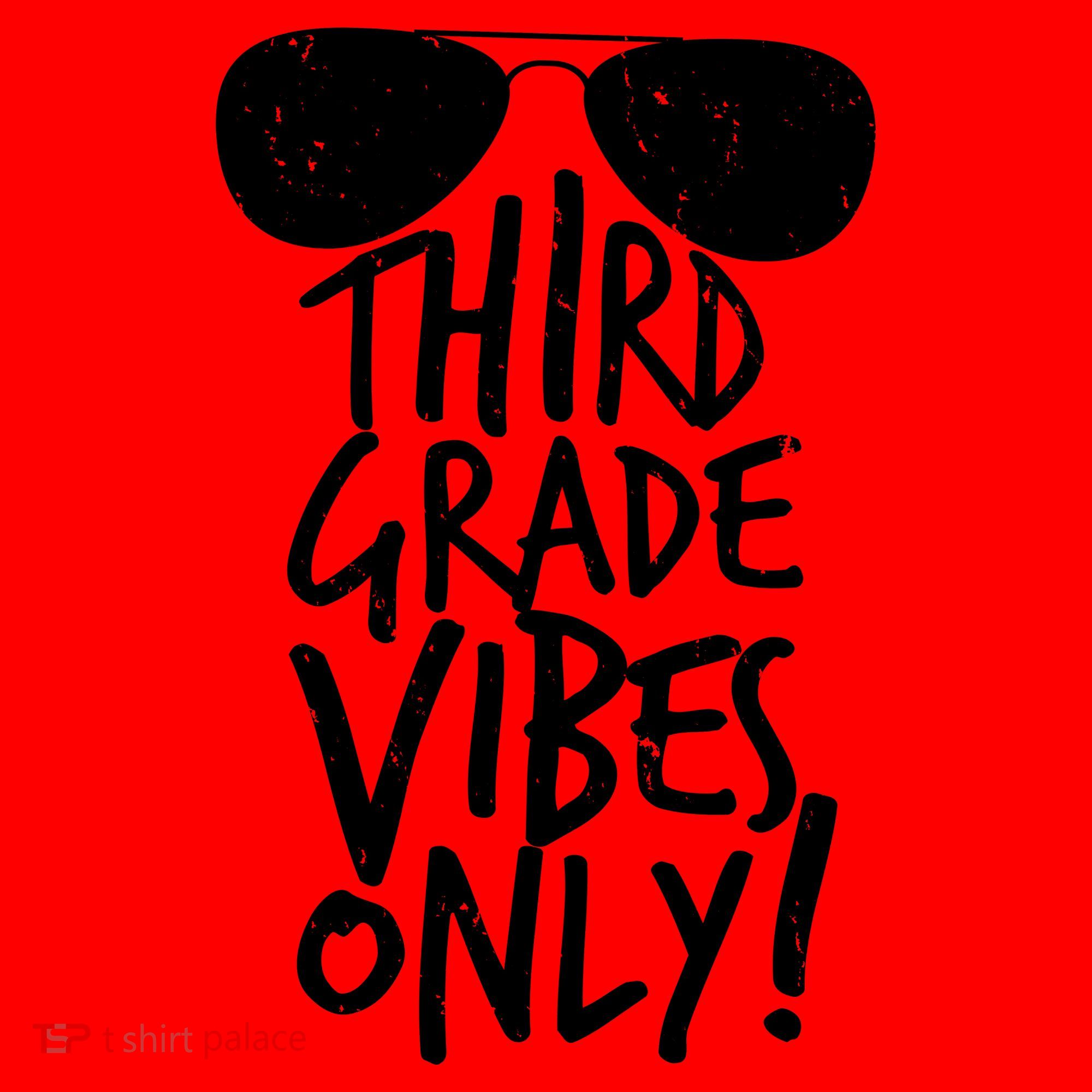 Third Grade Vibes Only Santa Hat