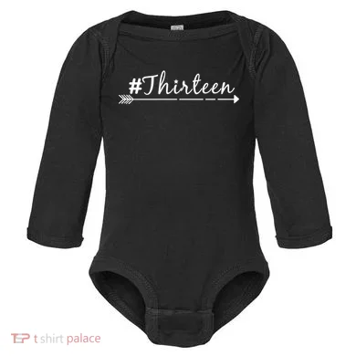 #Thirteen Arrow Baby Long Sleeve Bodysuit