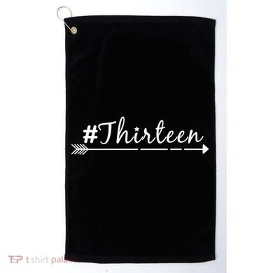 #Thirteen Arrow Golf Towel