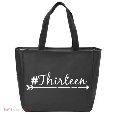 #Thirteen Arrow Tote Bag