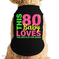 This 80's Baby Loves The Boys In The Band Doggie Tank thumb 0