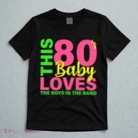 This 80's Baby Loves The Boys In The Band T-Shirt thumb 5