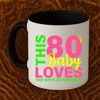 This 80's Baby Loves The Boys In The Band Coffee Mug thumb 2